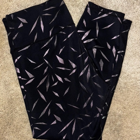 Zyia Stylish Black and silver  Women's Pants - Picture 2 of 3